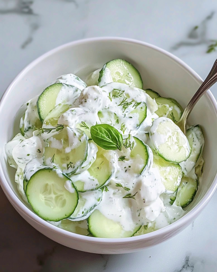 Creamy Cucumber Salad