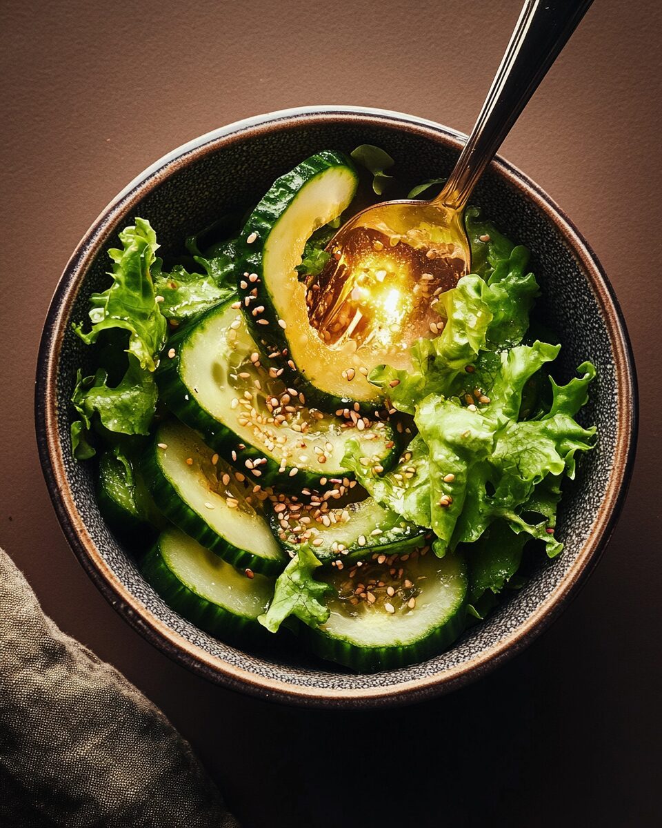 Gingery Smashed Cucumber Salad