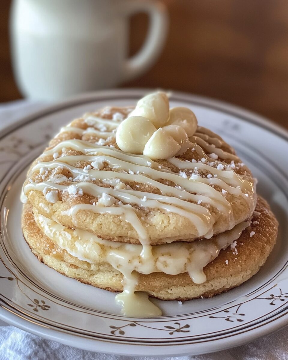 Churro White Chocolate Chip Cookies