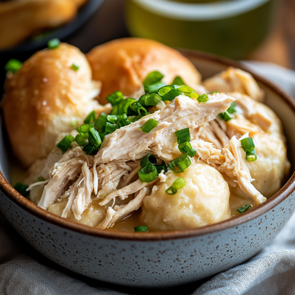 Slow Cooker Chicken and Dumplings