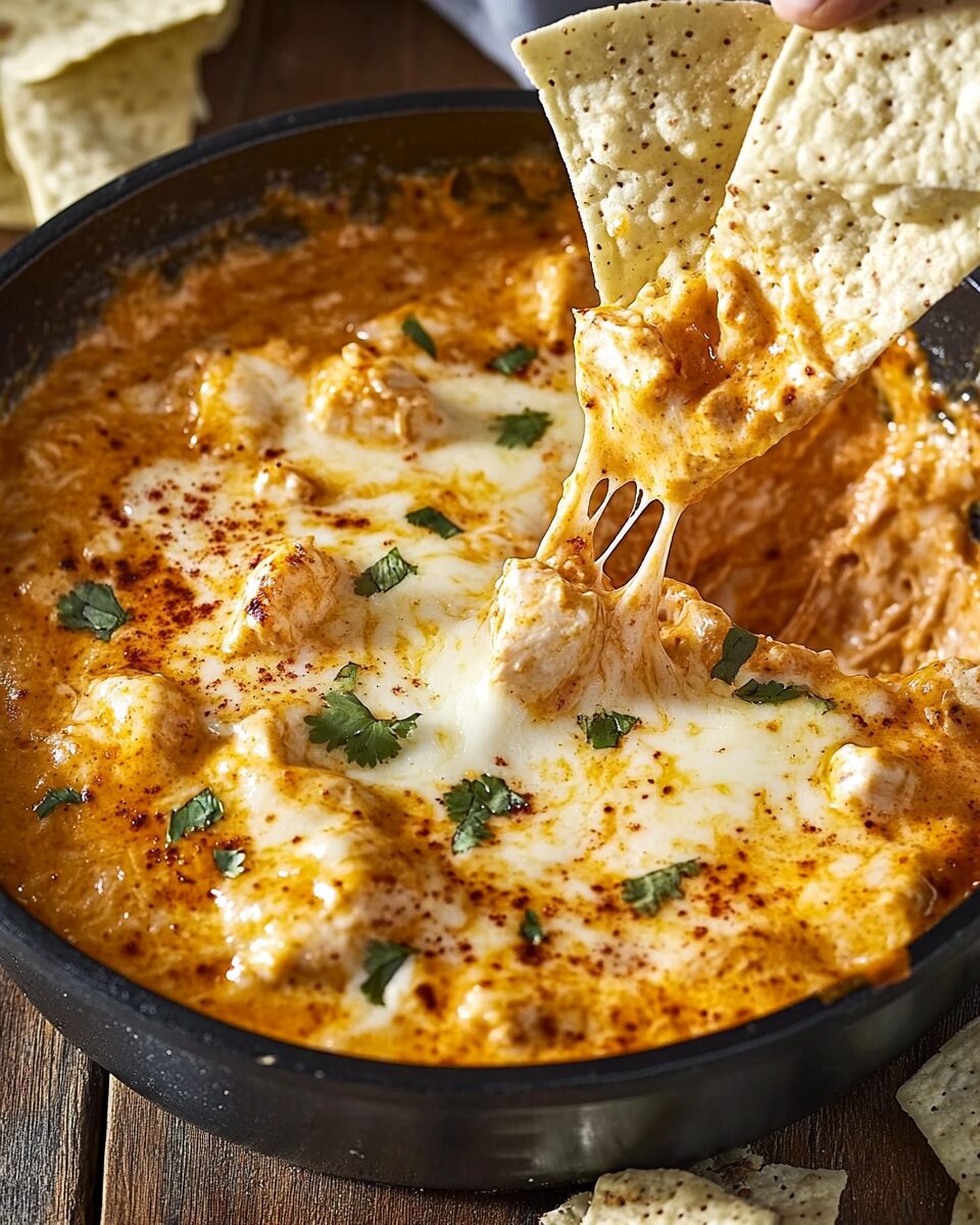 Cheese Buffalo Chicken Party Dip