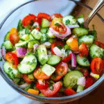 Fresh Tomato, Onion & Cucumber Salad