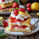 Fresh Strawberry Lemon Shortcake