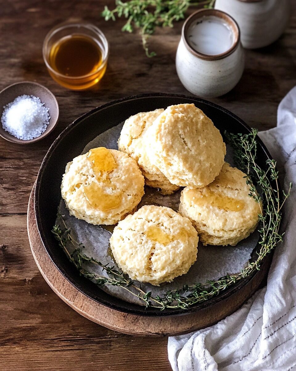 Honey Garlic Parmesan Biscuits