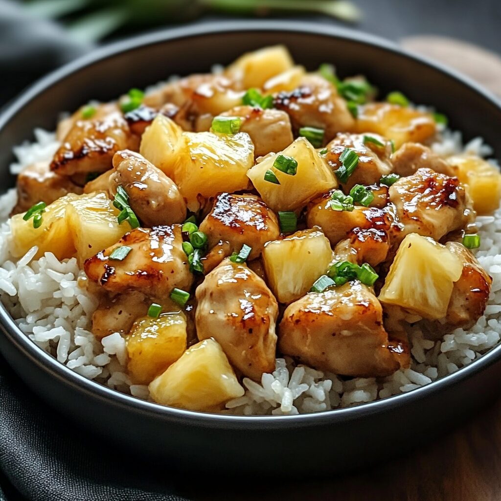 Tropical Chicken Stir-Fry with Pineapple