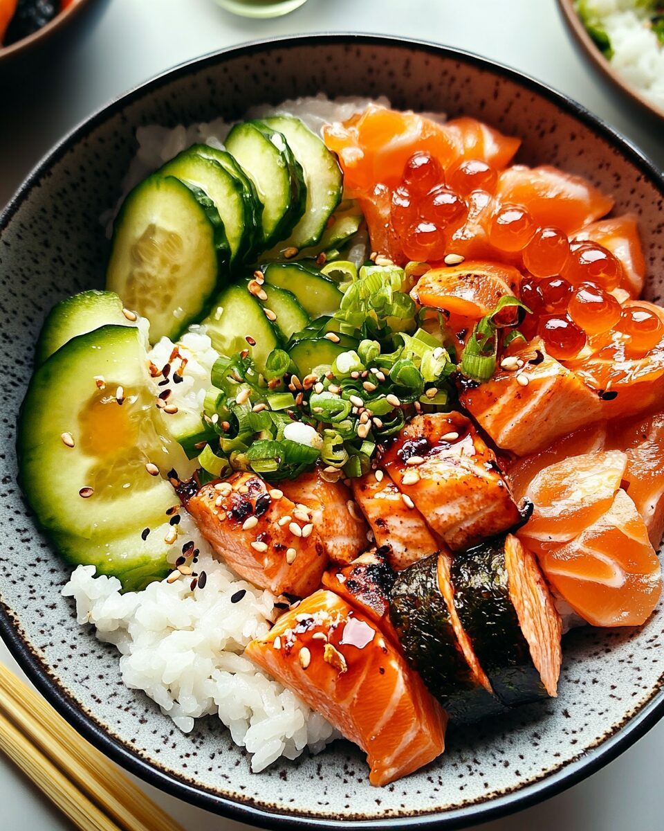 Easy Salmon Sushi Bowls