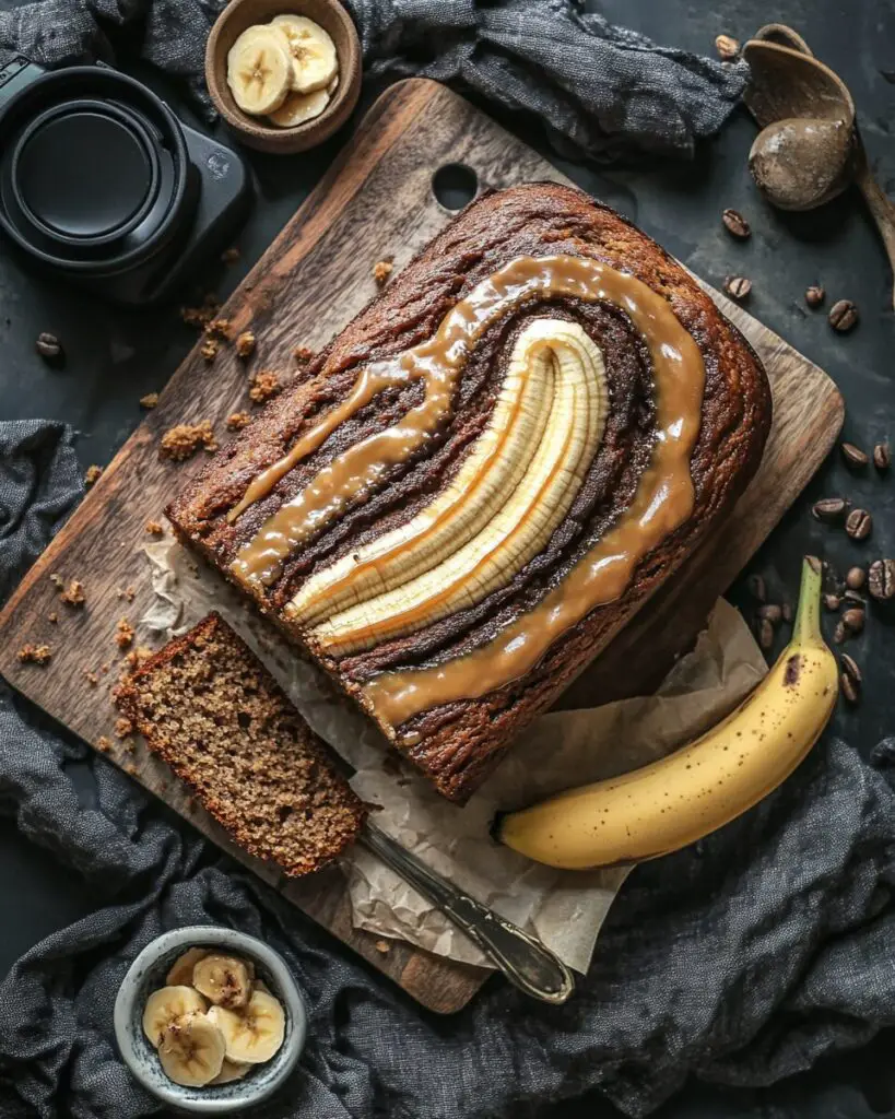 Caramel Macchiato Banana Bread