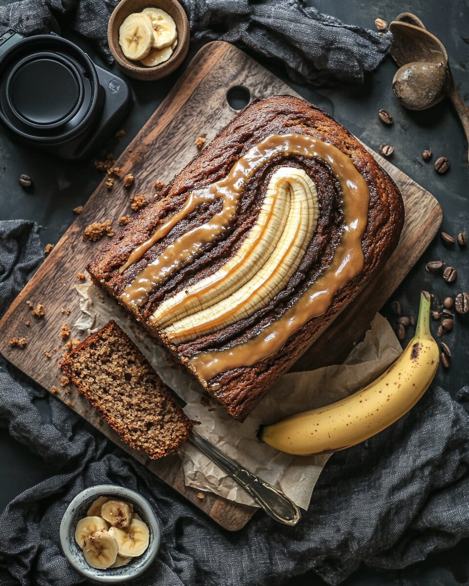 Caramel Macchiato Banana Bread