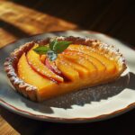 Velvet Peach Delight Tart