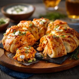Buffalo Chicken Crescent Ring