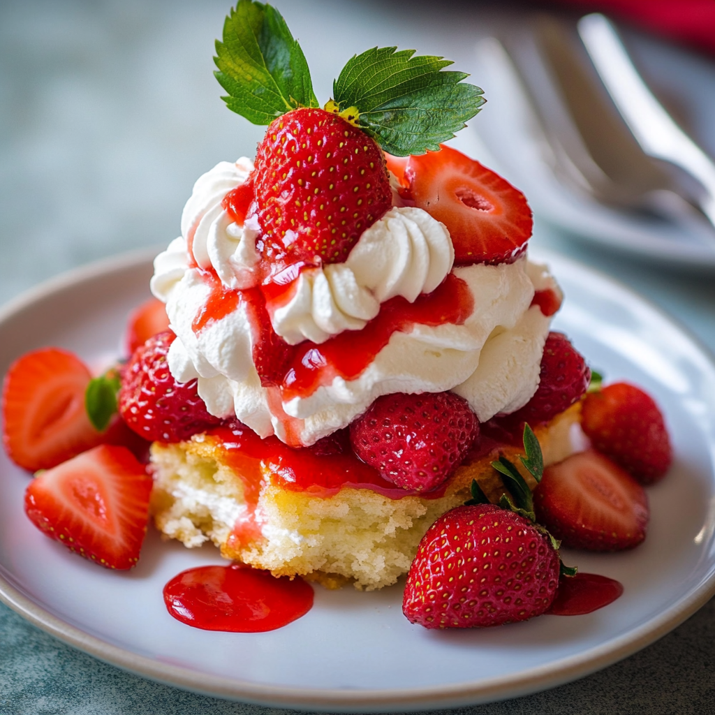 Scrumptious Strawberry Shortcake
