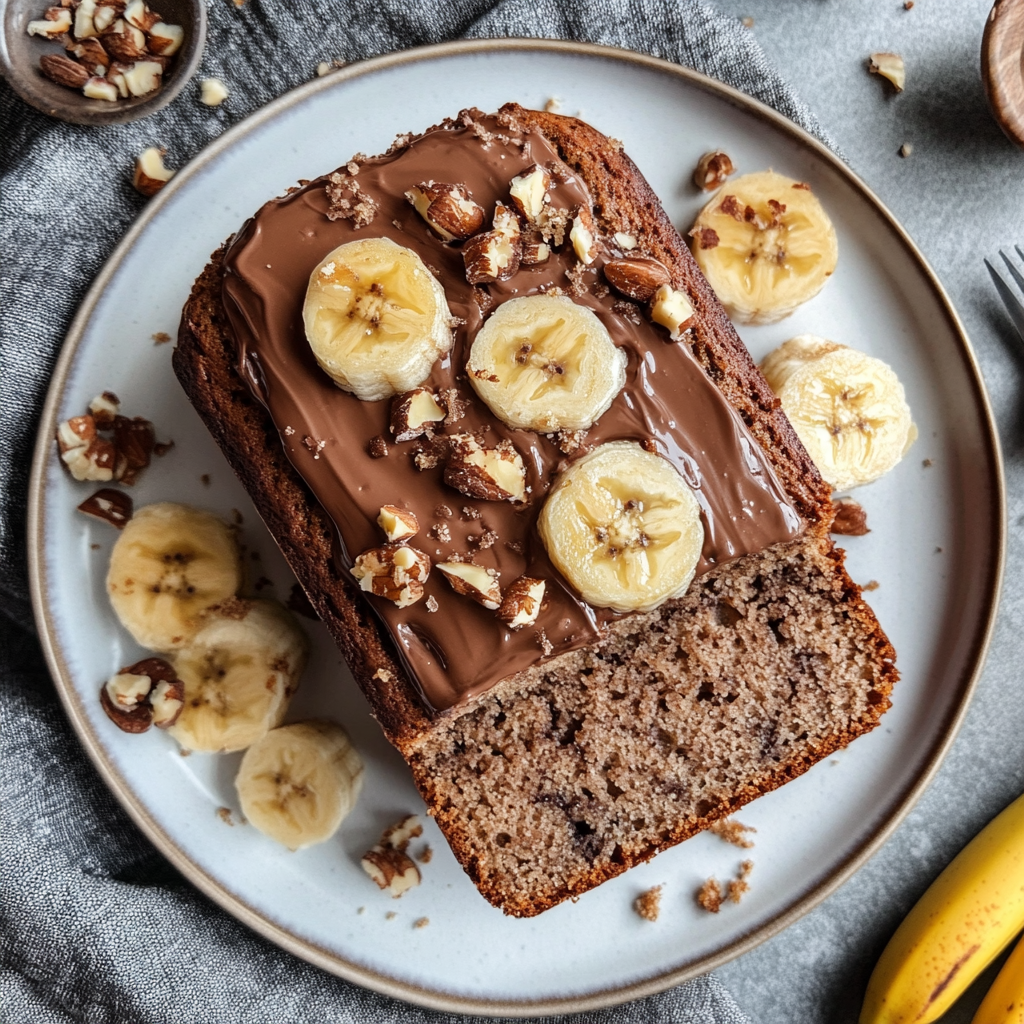 Nutella Banana Bread