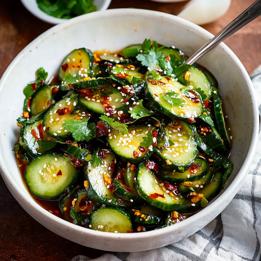 Spicy Asian Cucumber Salad