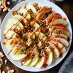 Apple Nachos with Peanut Butter Drizzle