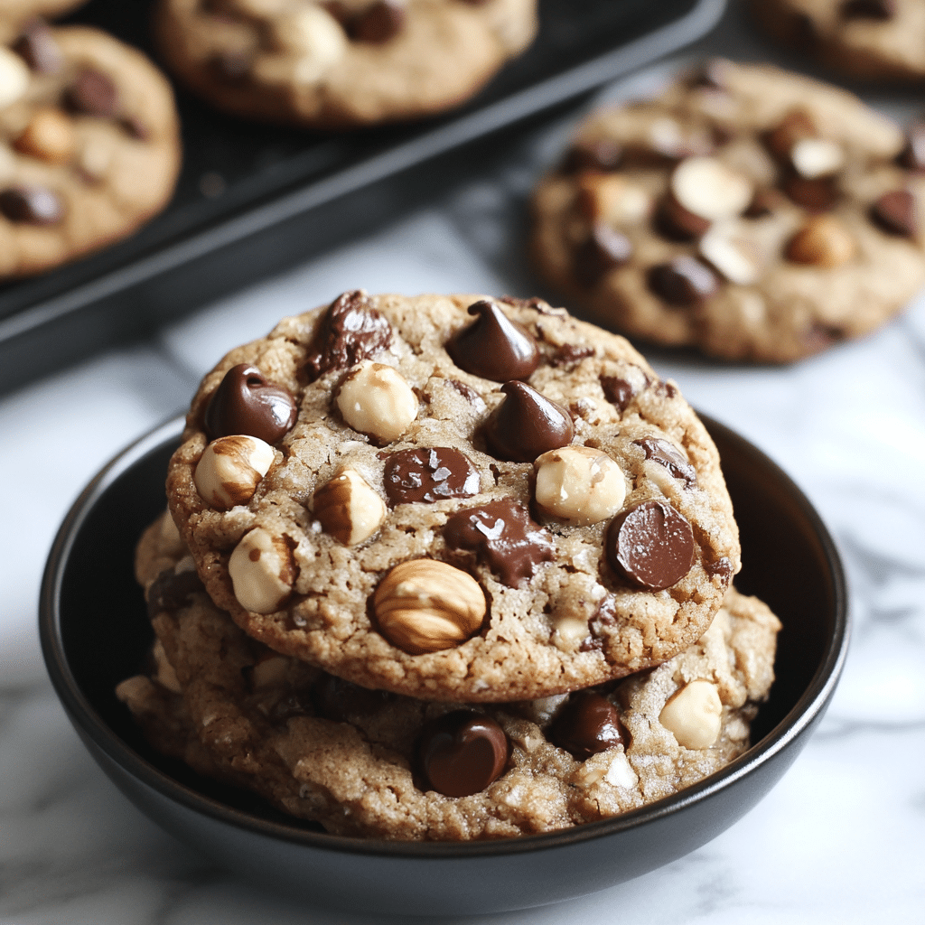 Hazelnut Chocolate Chip Cookies