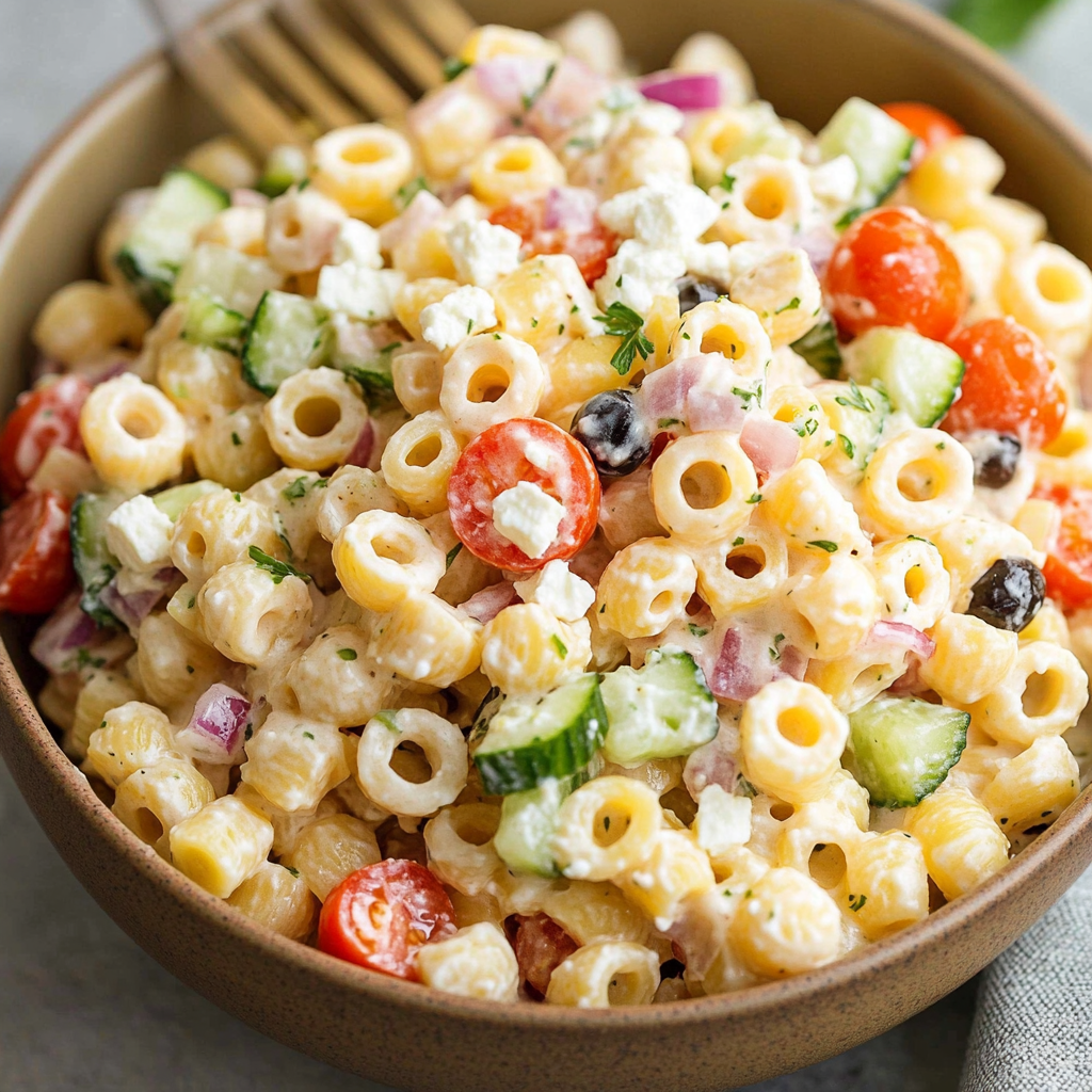 Creamy Ditalini Pasta Salad