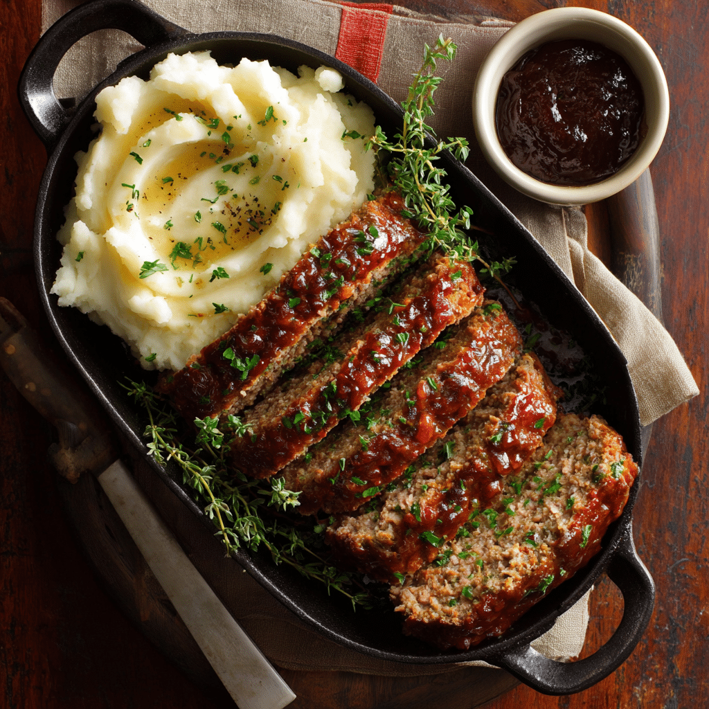 Classic Comfort Meatloaf with a Savory Twist