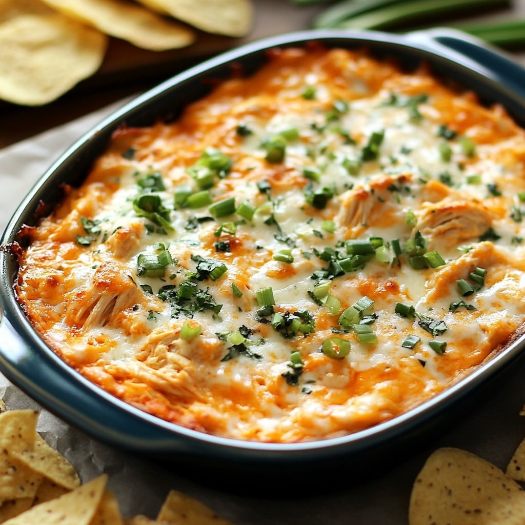 Creamy Buffalo Chicken Dip