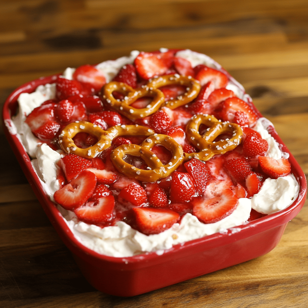 Strawberry Pretzel Salad