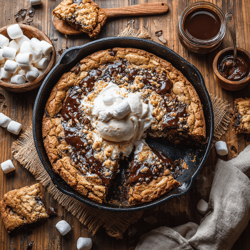 S'mores Skillet Cookie