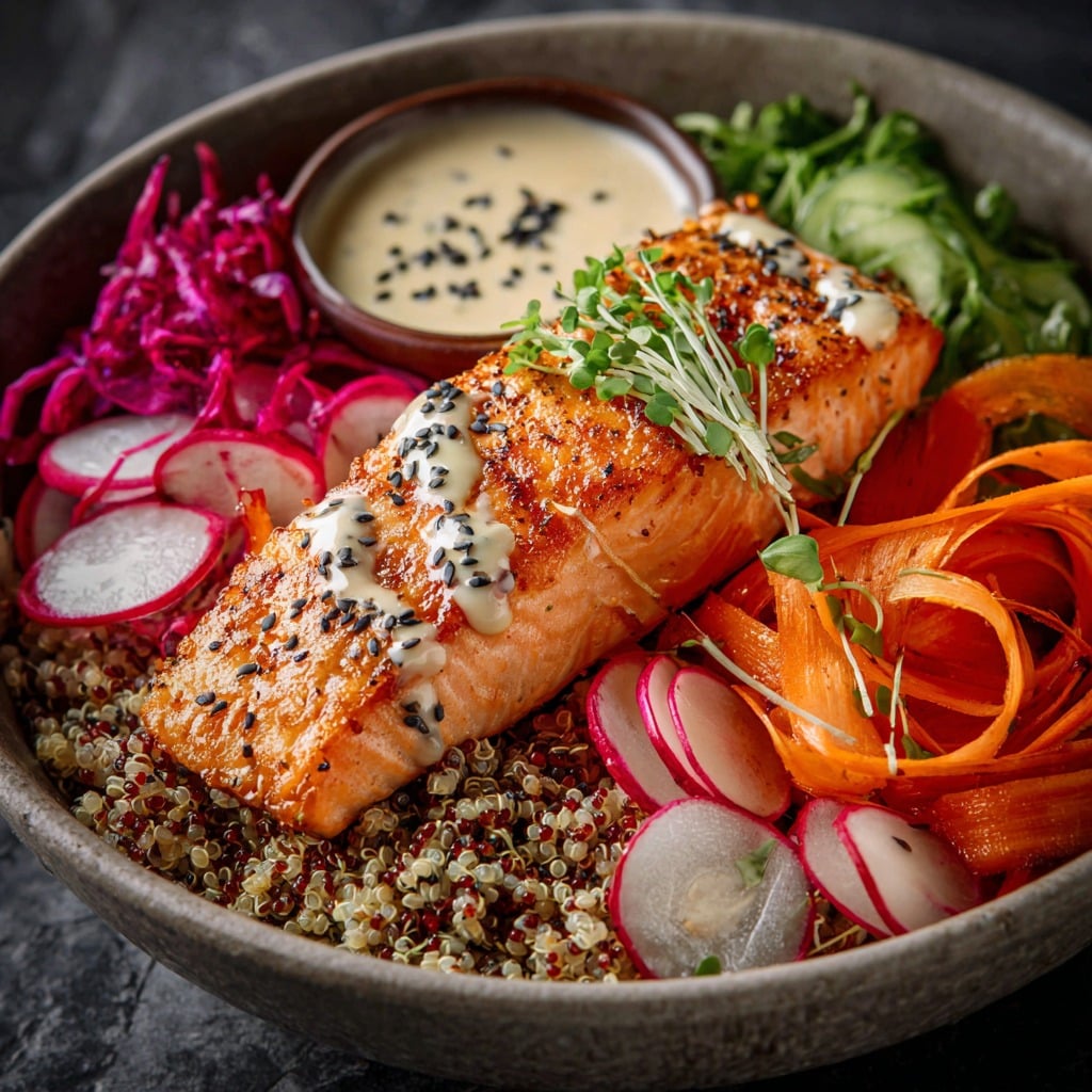 Salmon Quinoa Bowl