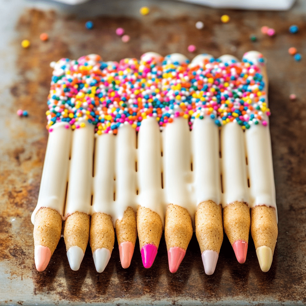 Wafer Cookie Pencils