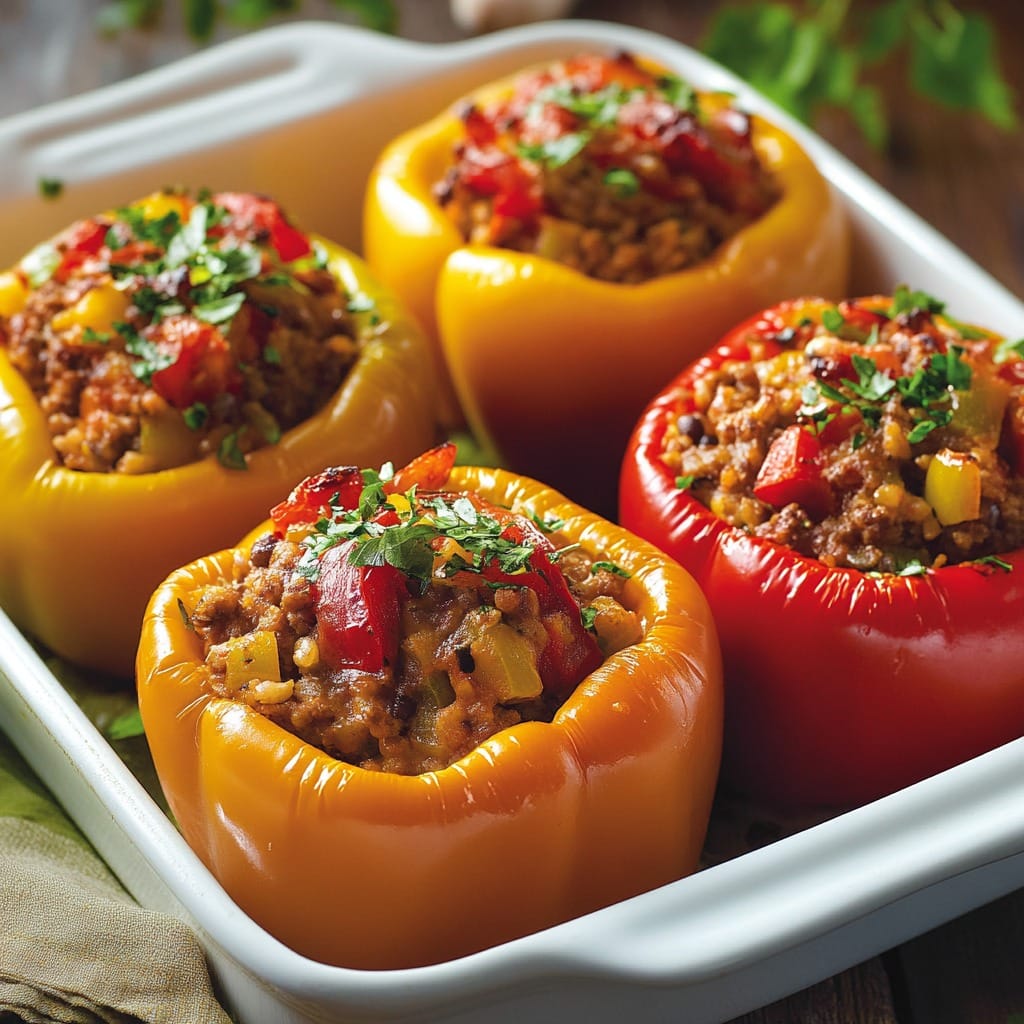 Lightened-Up Stuffed Peppers