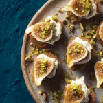Figs with Ricotta, Pistachio, and Honey