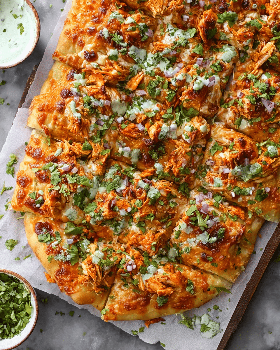 Kick Off Football Season with This Crowd-Pleasing Buffalo Chicken Pizza