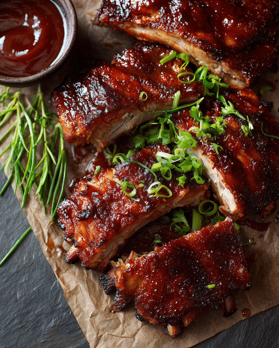 Best served for Football Season: Slow Cooker Barbecue Ribs!