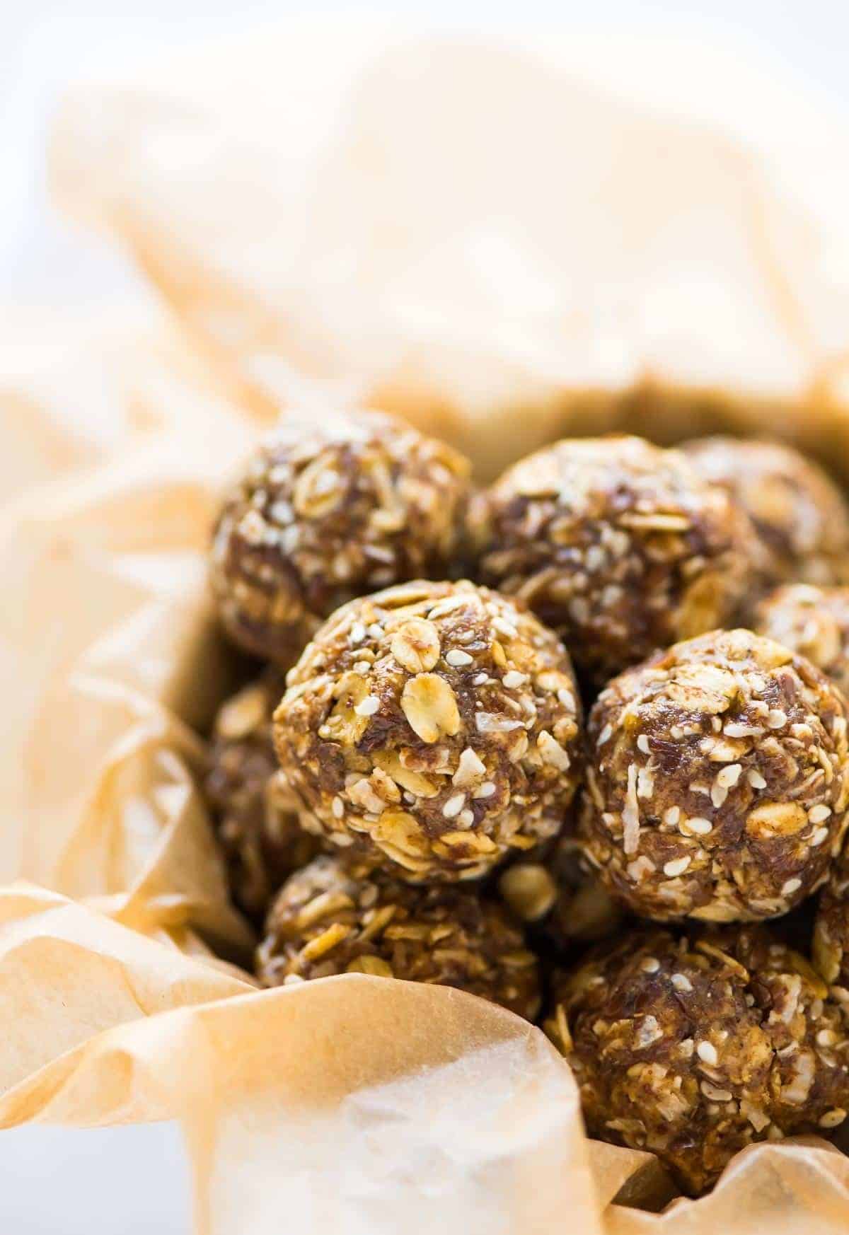 Ginger Cookie Healthy Energy Balls for Guilt-Free Snacking