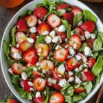 Strawberry Salad with Honey Vinaigrette