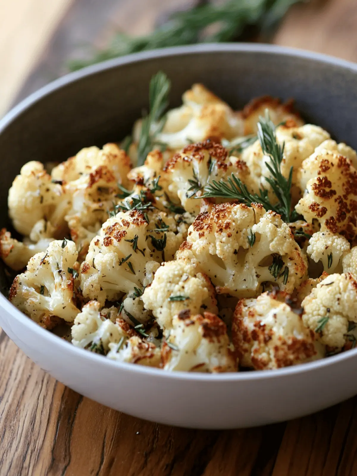 Easy Roasted Cauliflower Recipe