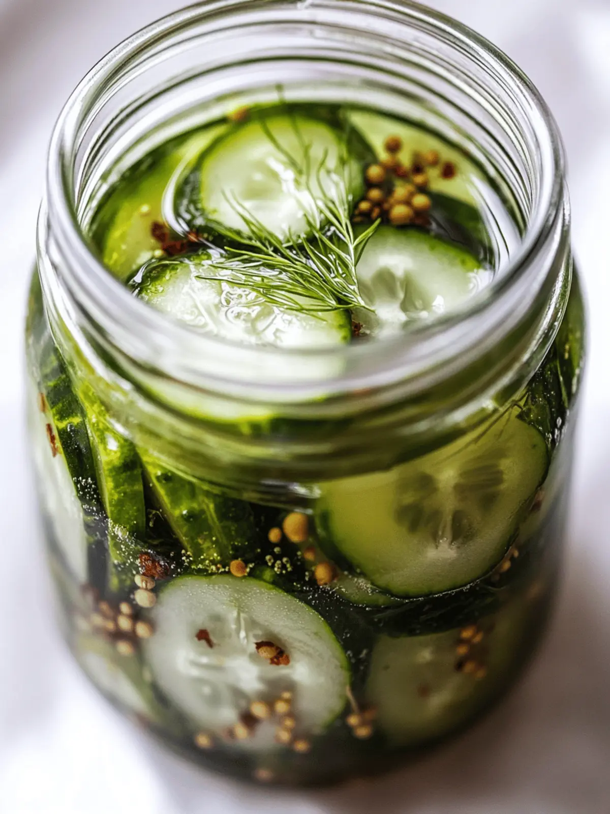 Easy Refrigerator Pickles