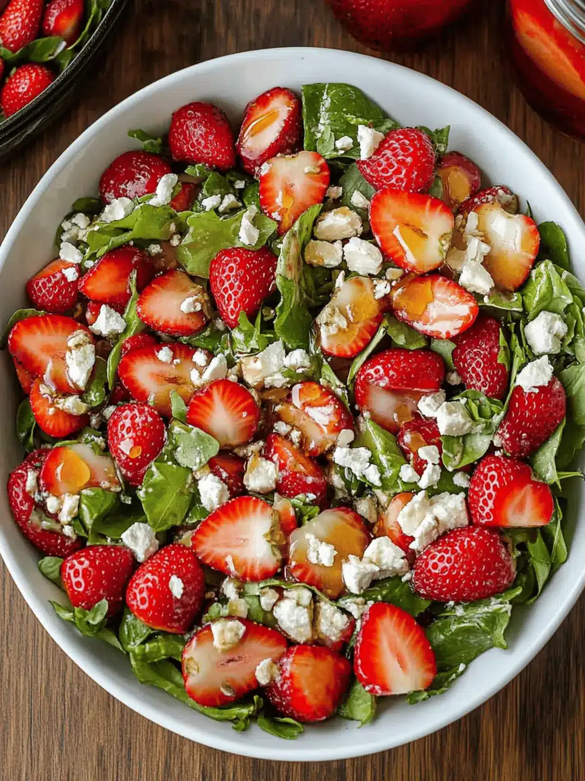 Strawberry Salad with Honey Vinaigrette