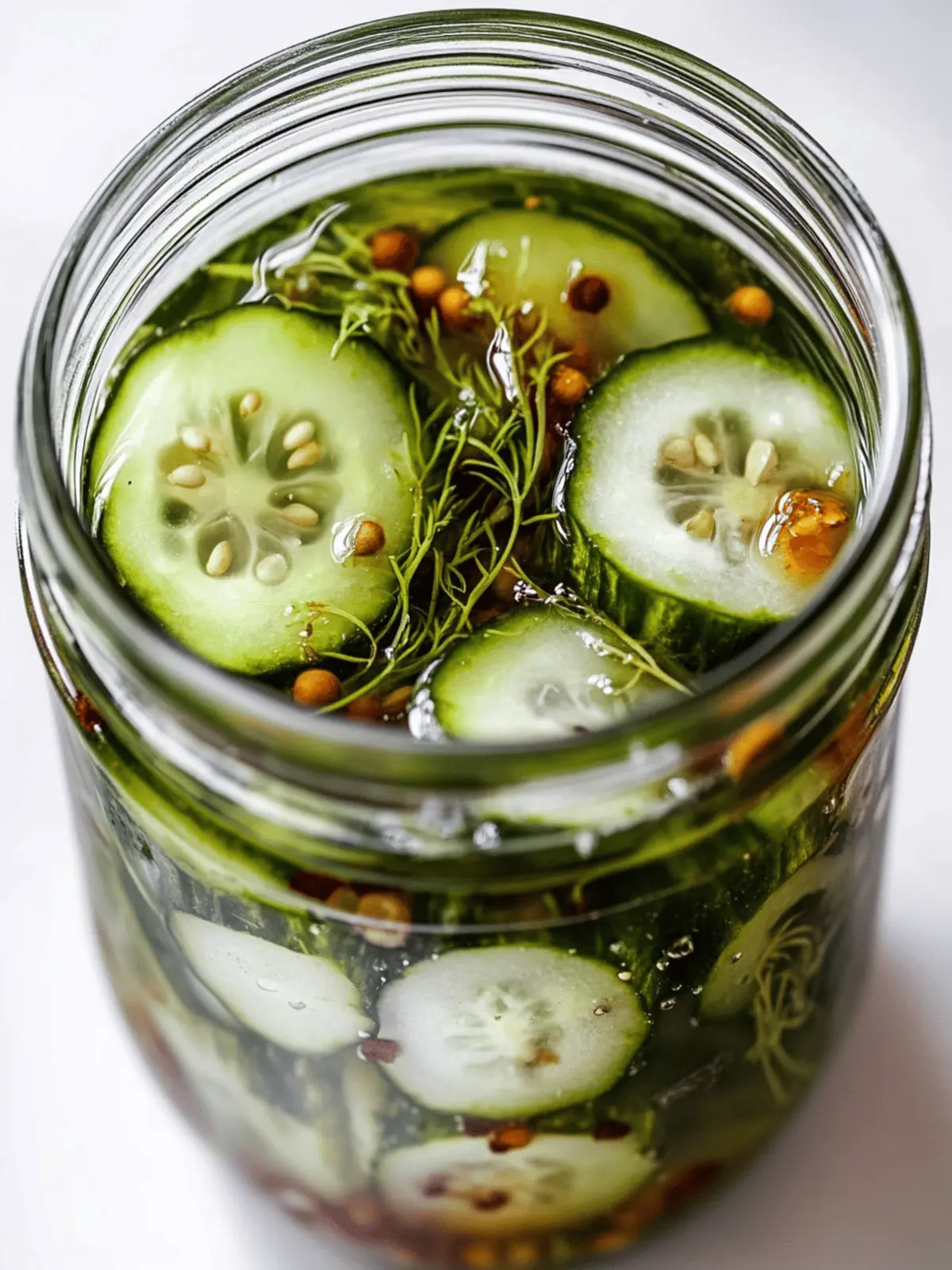 Easy Refrigerator Pickles