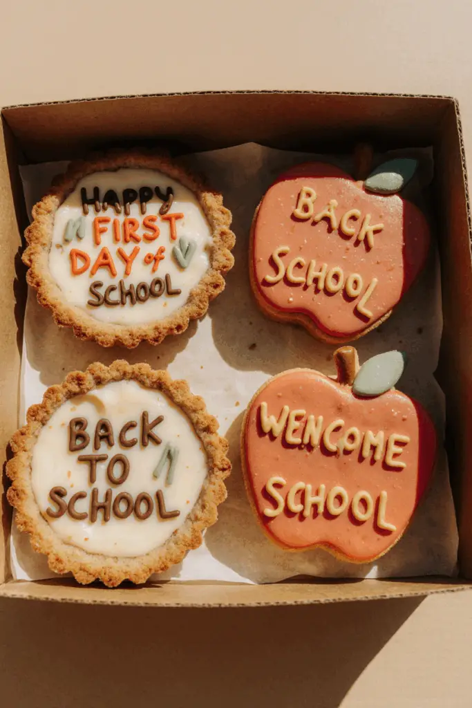 Back to School Royal Icing Cookies