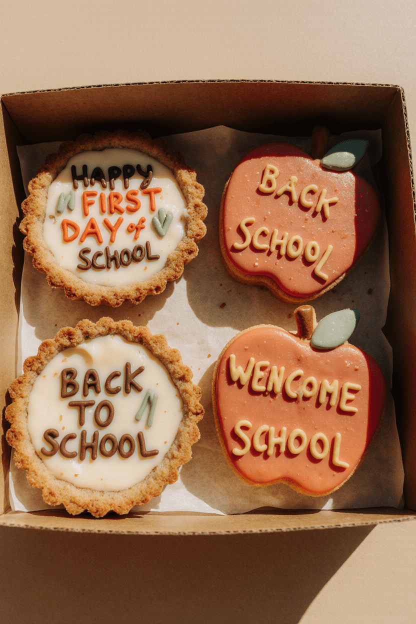 Back to School Royal Icing Cookies