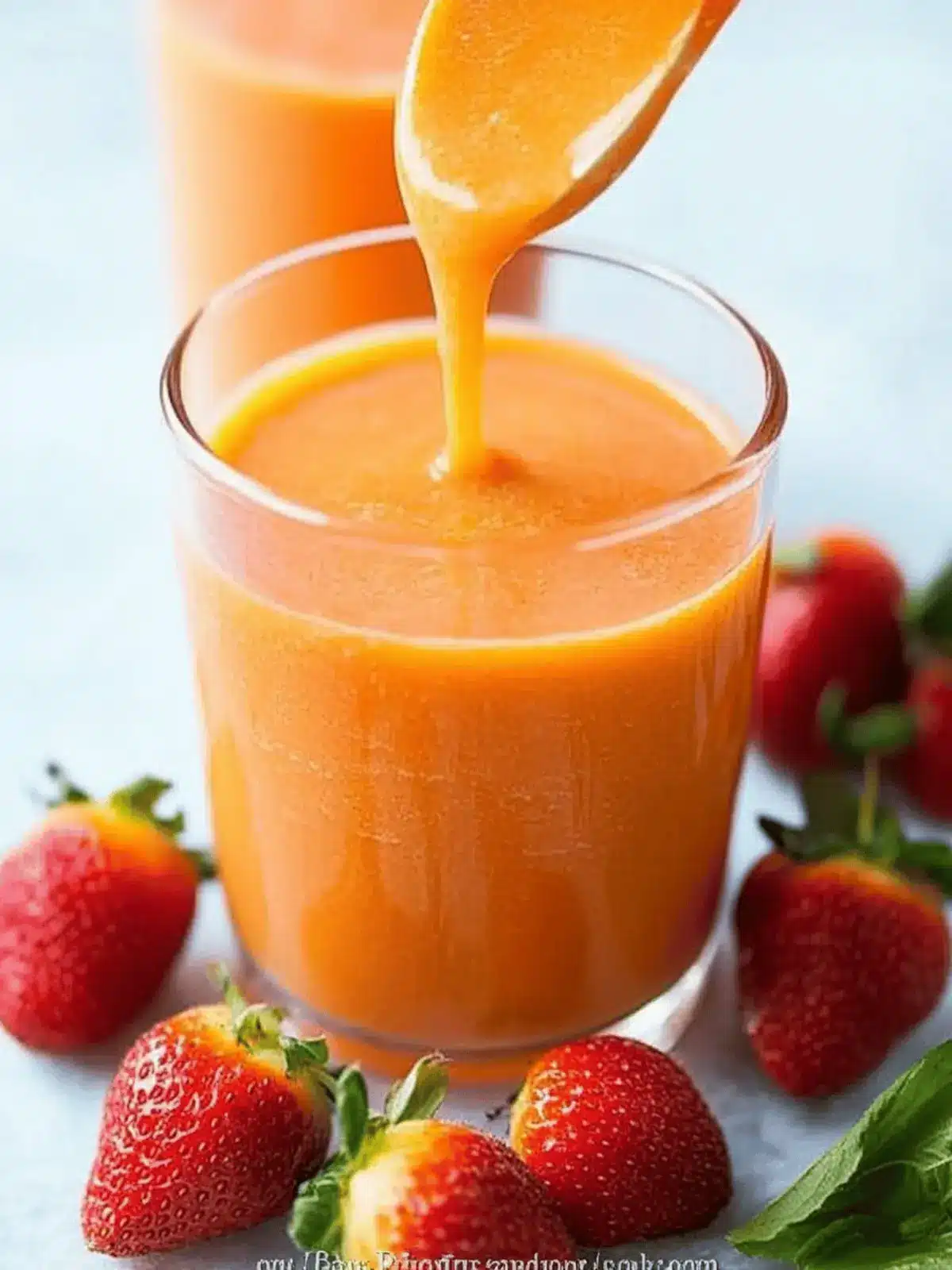 Apricot Strawberry Smoothie