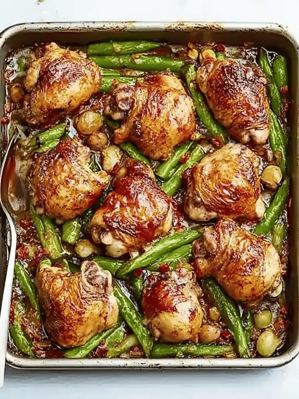 Sticky Chinese five-spice chicken traybake