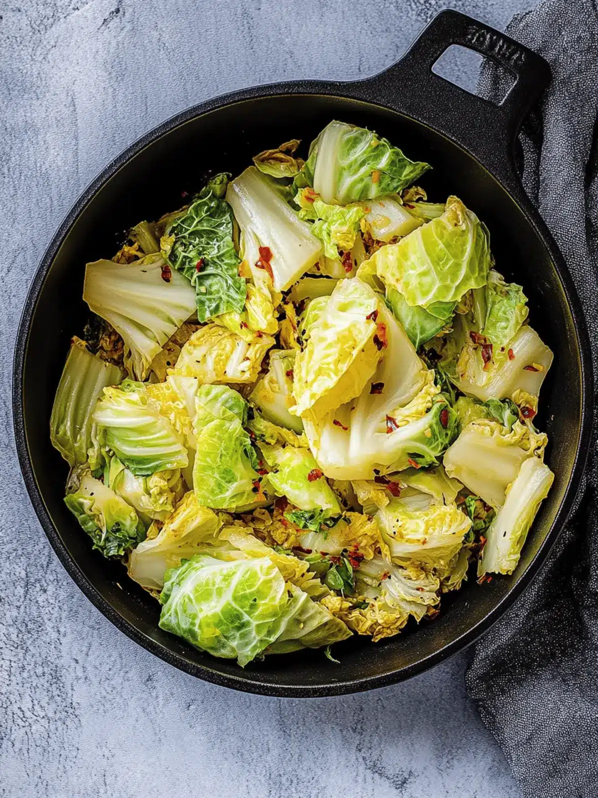 Japanese Cabbage with Soy & Mirin