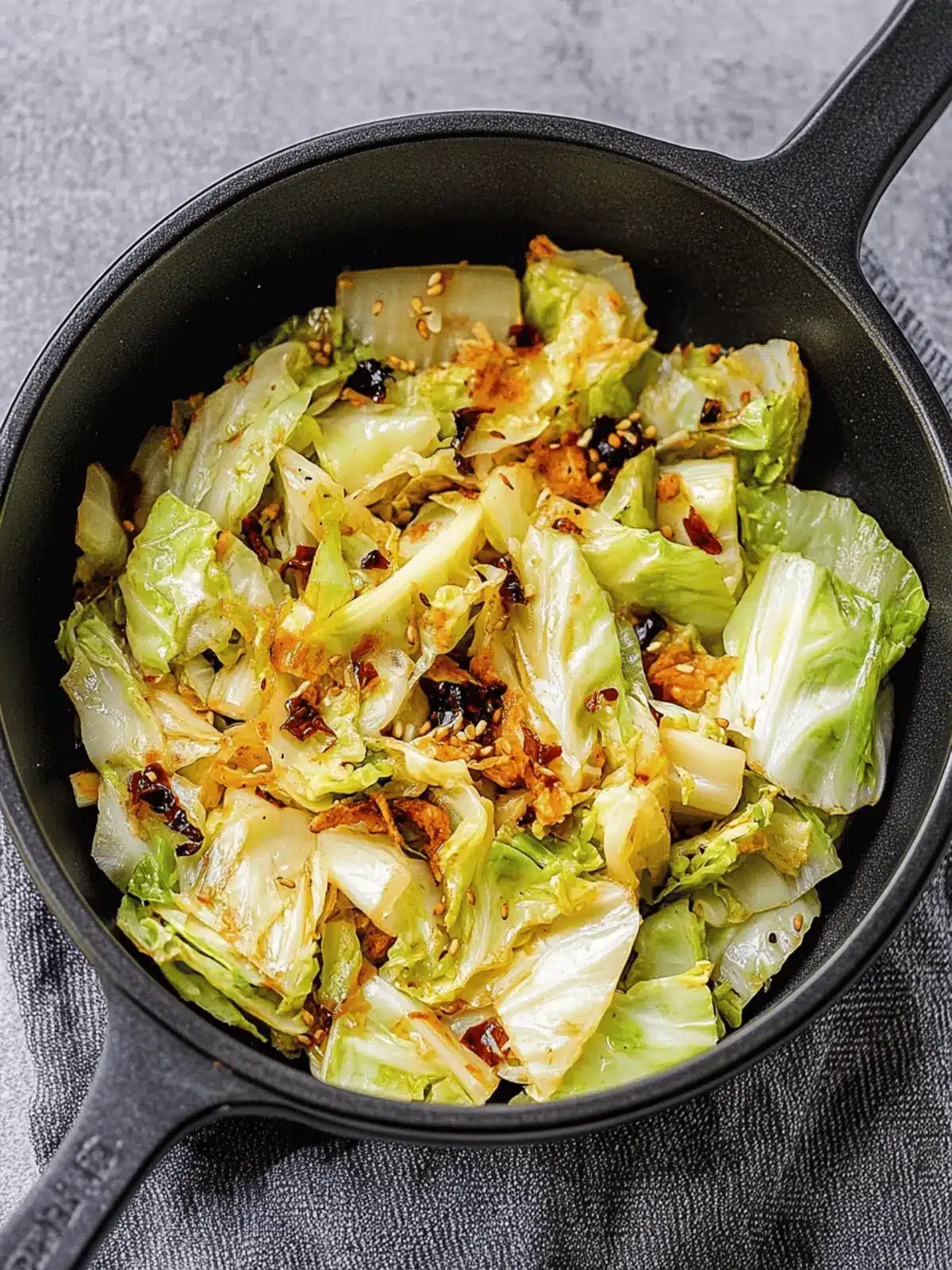 Japanese Cabbage with Soy & Mirin