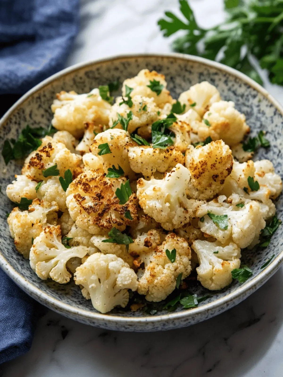 Easy Roasted Cauliflower Recipe
