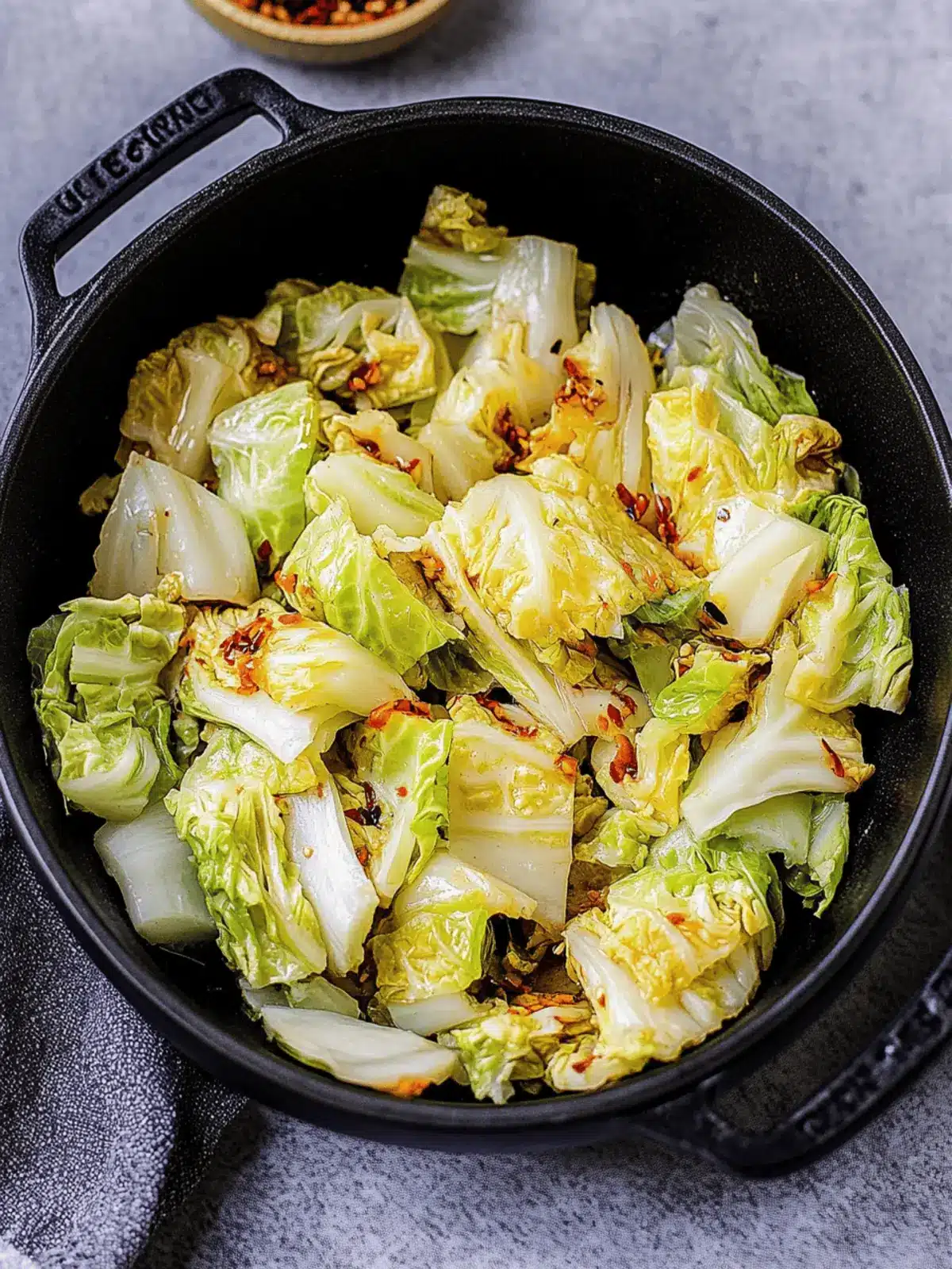 Japanese Cabbage with Soy & Mirin