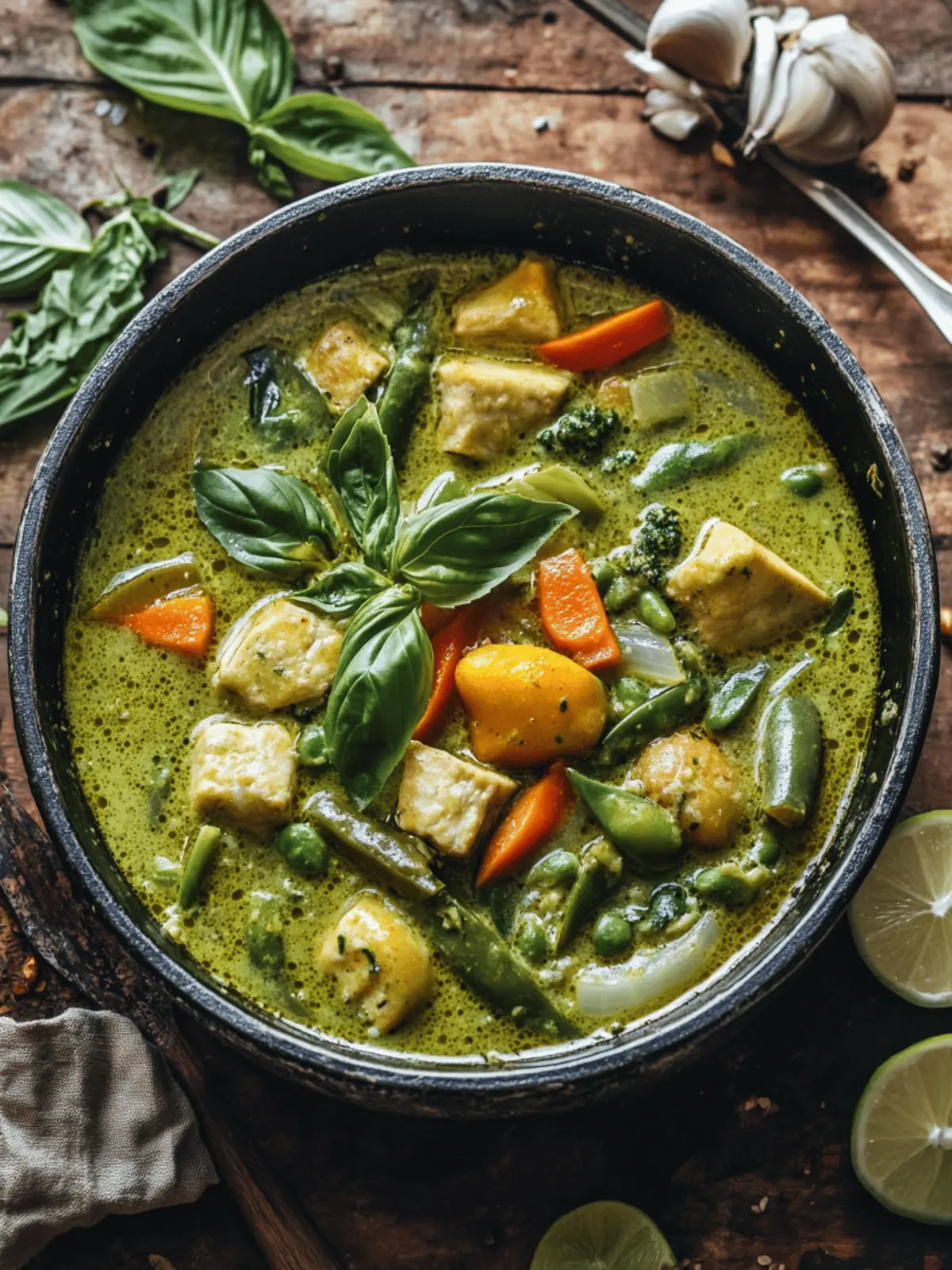 Vegan Thai green curry