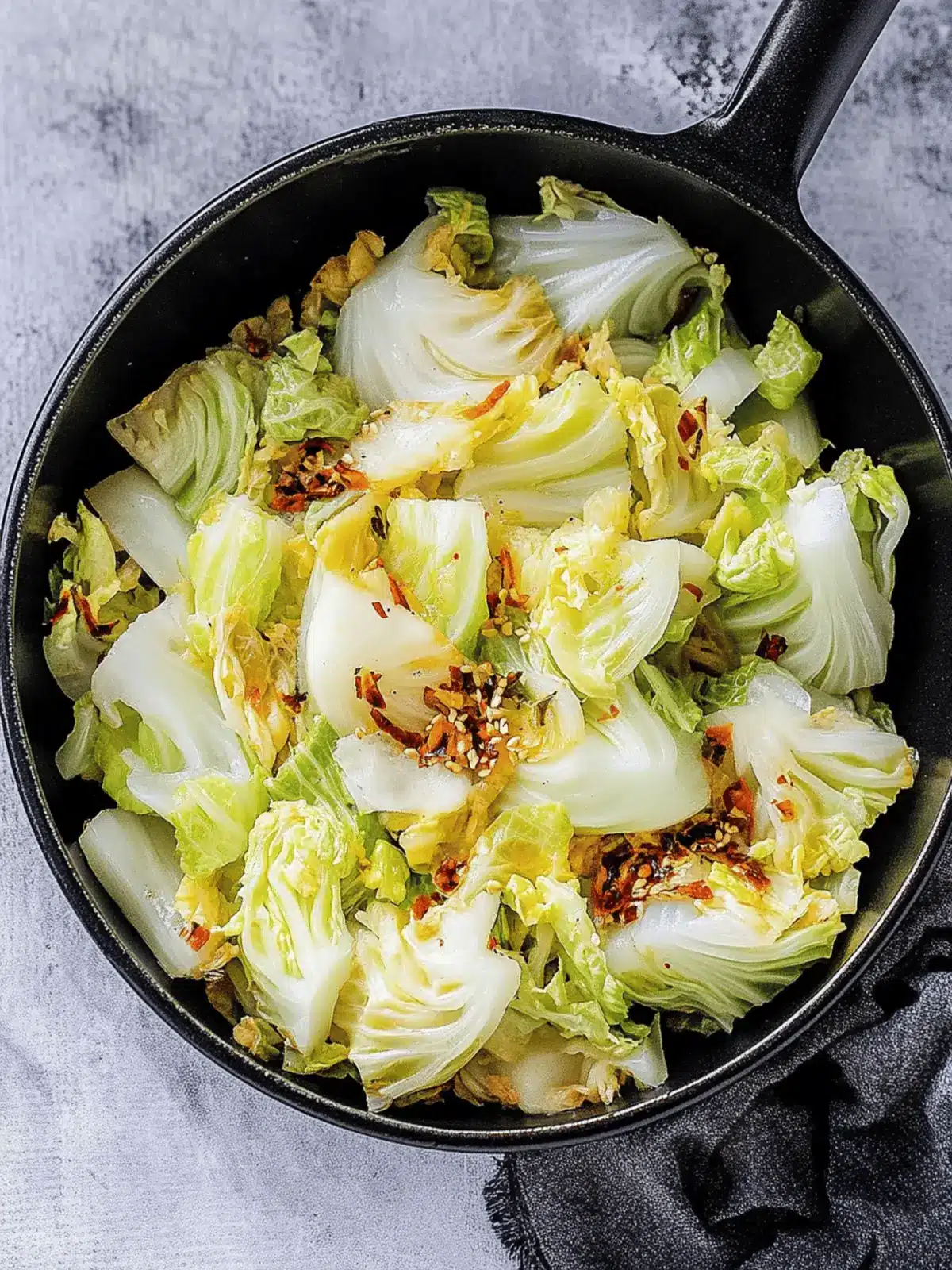 Japanese Cabbage with Soy & Mirin