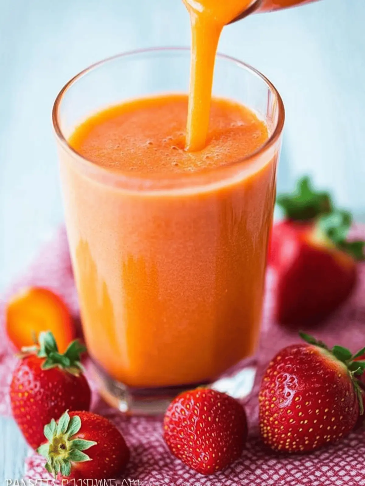 Apricot Strawberry Smoothie