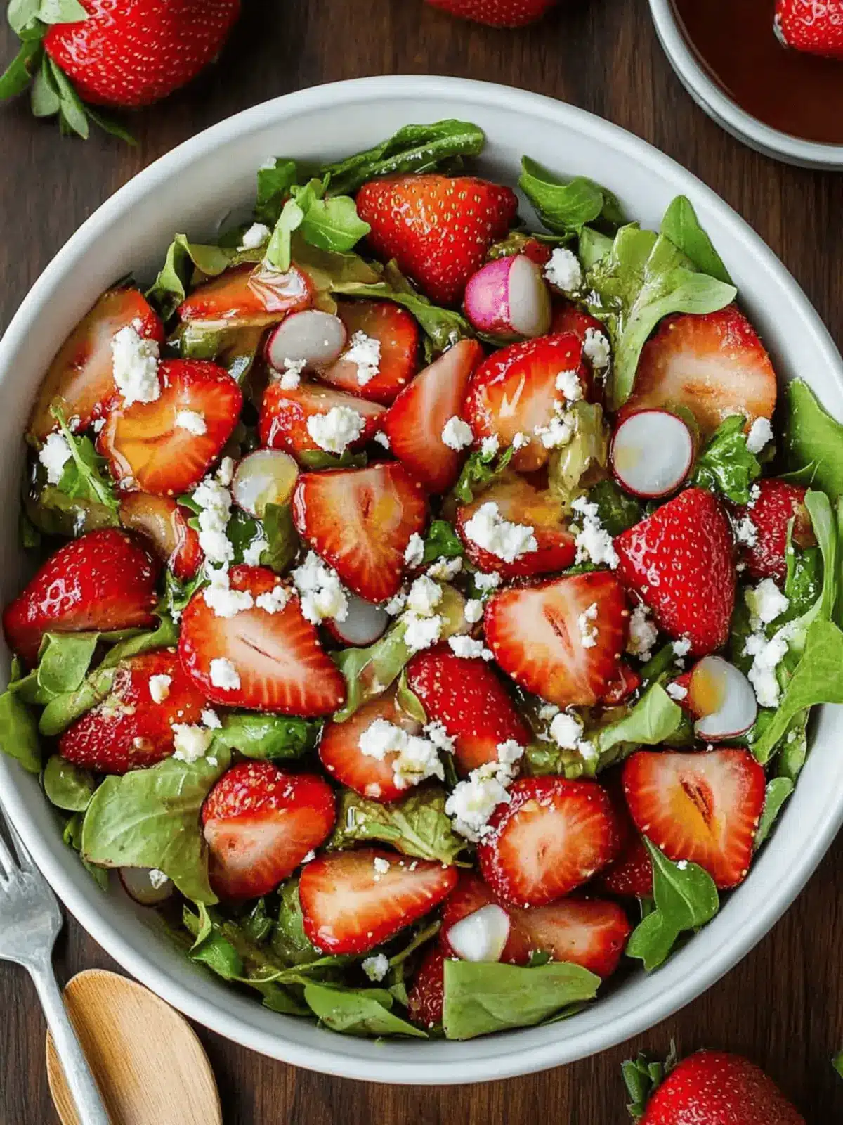 Strawberry Salad with Honey Vinaigrette