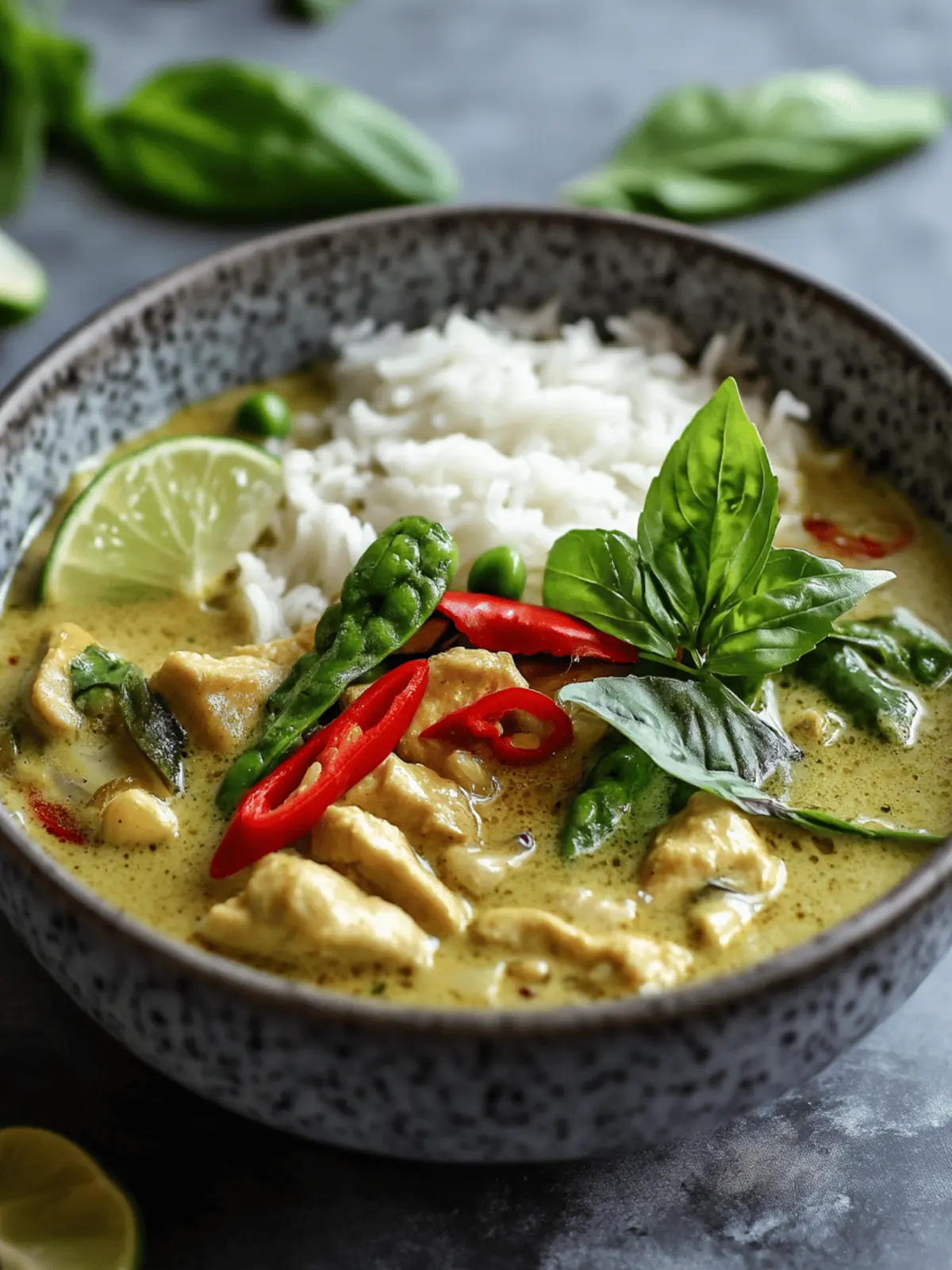 Vegan Thai green curry