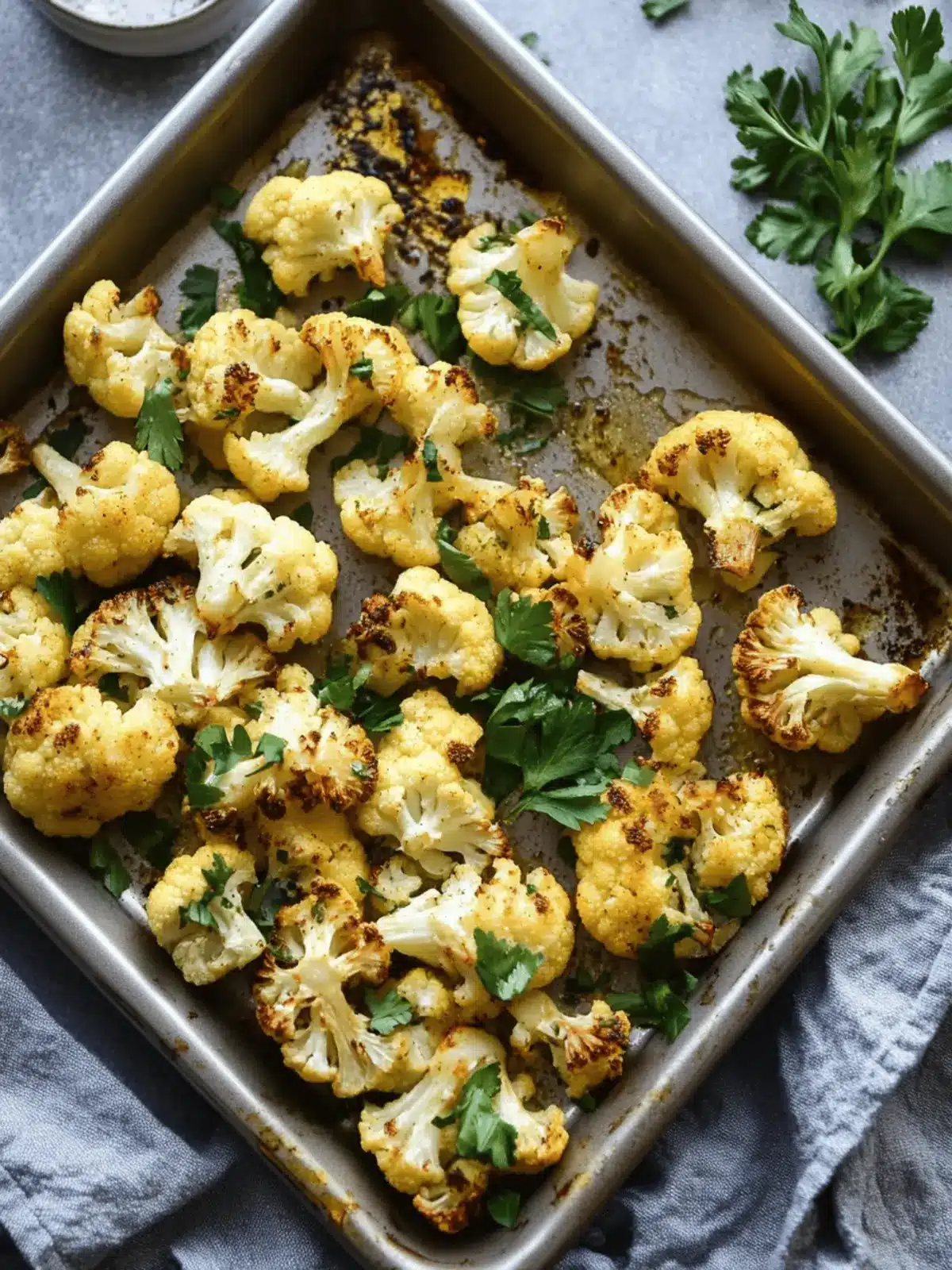 Easy Roasted Cauliflower Recipe